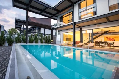 Loft-Style Hyper Modern 4Br Villa Sunset garden 6 with 12x5m Salt Pool – 사진 15